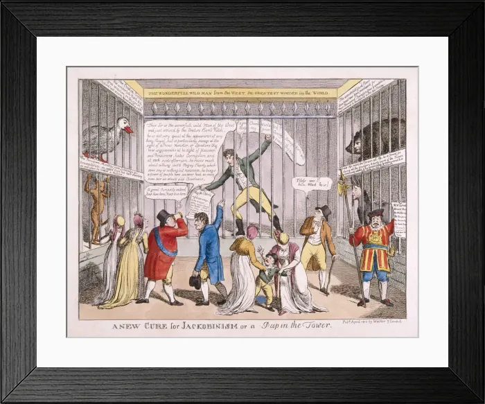 Framed Print : Sir Francis Burdetts imprisonment in the Tower of London, 1810 Framed Print : Sir Francis Burdetts imprisonment in the Tower of London, 1810