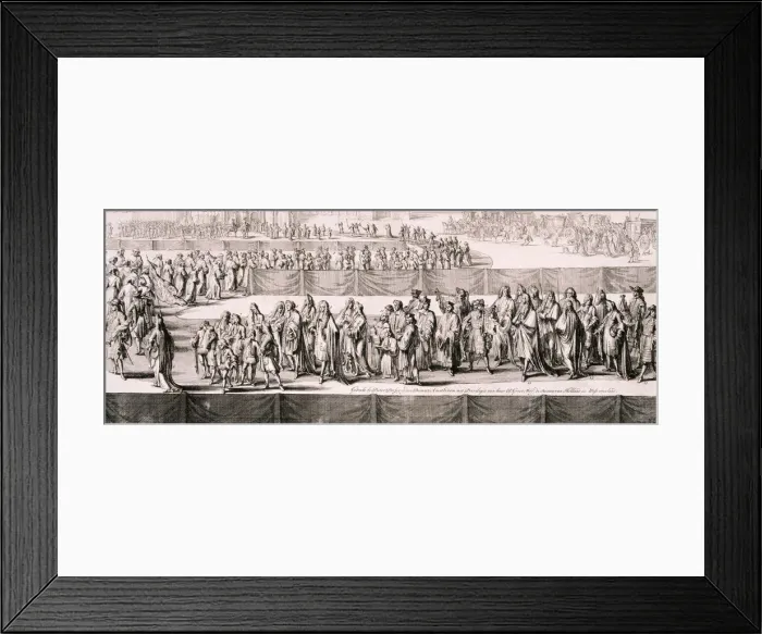 Framed Print : Queen Mary IIs funeral, Westminster Abbey, London, 1695. Artist: Romeyn de Hooghe Framed Print : Queen Mary IIs funeral, Westminster Abbey, London, 1695. Artist: Romeyn de Hooghe