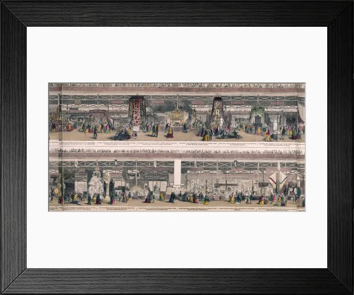 Framed Print : Great Exhibition, Hyde Park, London, 1851 Framed Print : Great Exhibition, Hyde Park, London, 1851
