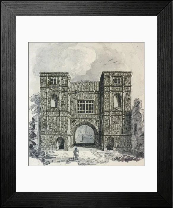 Framed Print : Aldgate, London, (1800?) Framed Print : Aldgate, London, (1800?)
