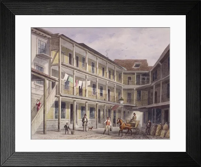 Framed Print : Aldgate High Street, London, c1850. Artist: Thomas Hosmer Shepherd Framed Print : Aldgate High Street, London, c1850. Artist: Thomas Hosmer Shepherd