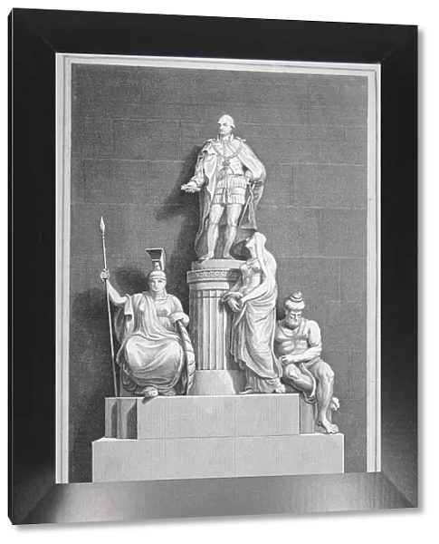 Monument to Charles, Marquis Cornwallis, St Pauls Cathedral, City of London, 1805