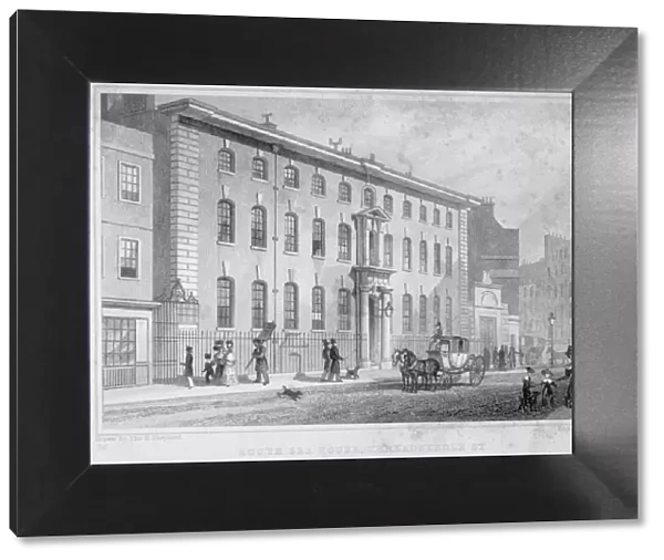 South Sea House, Threadneedle Street, City of London, 1830