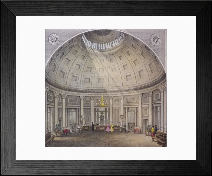 Framed Print : Bank of England, Threadneedle Street, London, c1840 Framed Print : Bank of England, Threadneedle Street, London, c1840