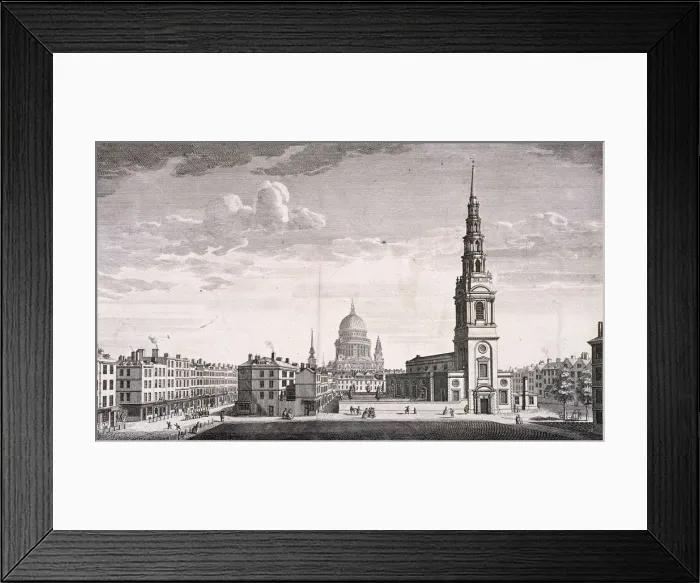 Framed Print : Billingsgate Wharf, London, 1801. Artist: John Walker Framed Print : Billingsgate Wharf, London, 1801. Artist: John Walker