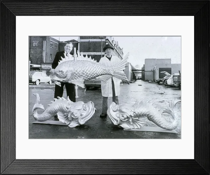 Framed Print : Weather vanes, Billingsgate Market, c1981 Framed Print : Weather vanes, Billingsgate Market, c1981