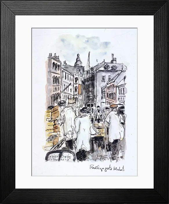 Framed Print : Billingsgate Market, London, c1962 Framed Print : Billingsgate Market, London, c1962