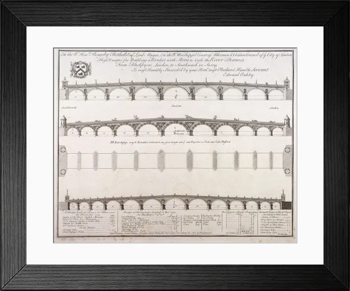 Framed Print : Opening Ceremony of Blackfriars Bridge, 1869 Framed Print : Opening Ceremony of Blackfriars Bridge, 1869