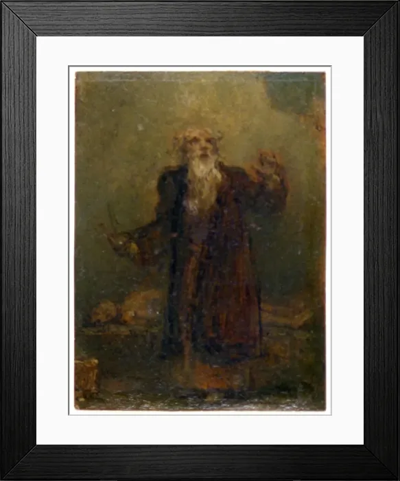 Framed Print : King Lear (?), c1772-1845. Artist: Robert Smirke Framed Print : King Lear (?), c1772-1845. Artist: Robert Smirke