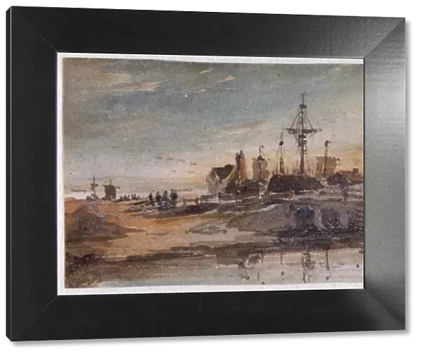 Coastal Scene, c1798-1842. Artist: John Varley I