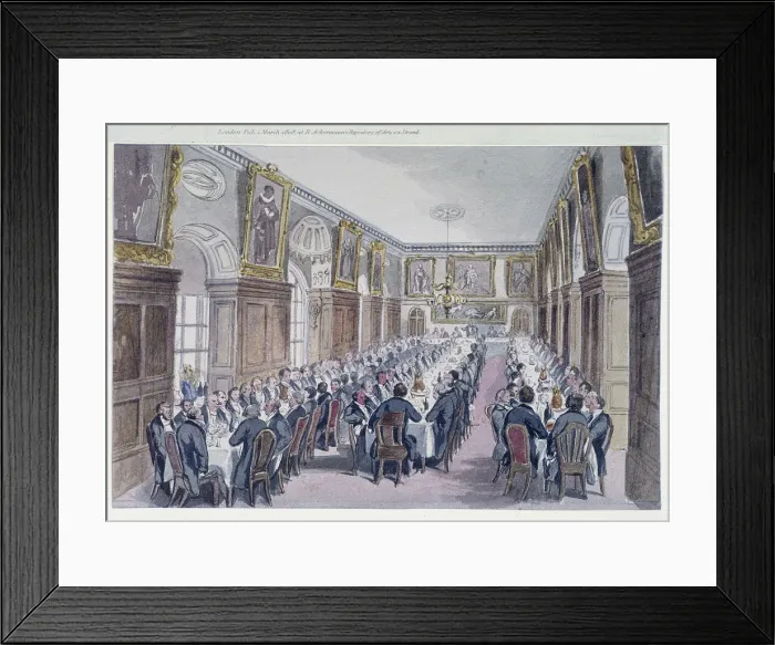 Framed Print : Bridewell Hall, London, 1850 Framed Print : Bridewell Hall, London, 1850