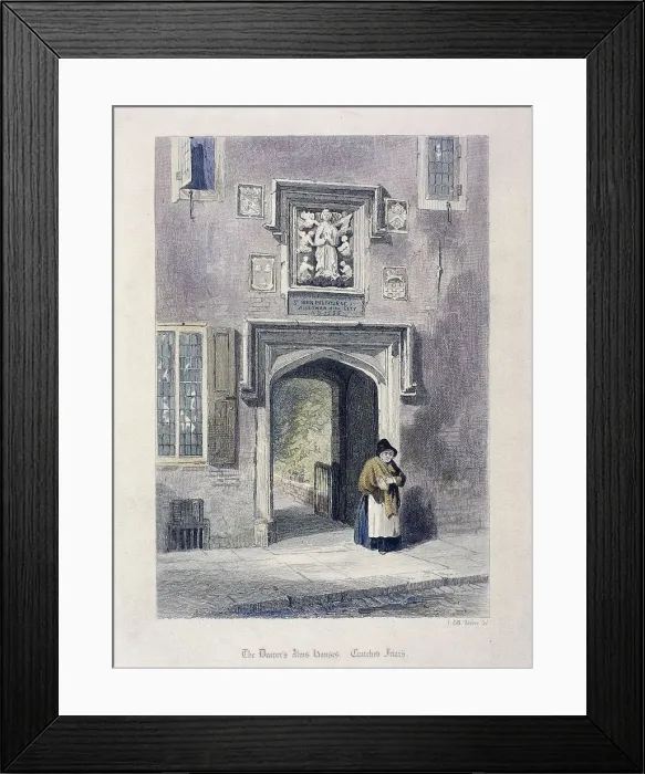 Framed Print : Crutched Friars, London, 1851 Framed Print : Crutched Friars, London, 1851