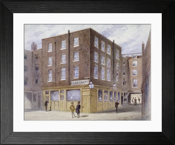 Framed Print : Change Alley, London, 1873. Artist: Frederick Napoleon Shepherd Framed Print : Change Alley, London, 1873. Artist: Frederick Napoleon Shepherd