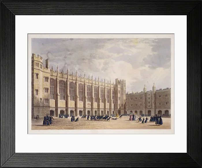 Framed Print : Christs Hospital, London, c1825