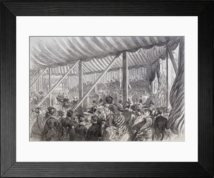 Framed Print : Queen Victoria Opening Blackfriars Bridge, London, 1869 Framed Print : Queen Victoria Opening Blackfriars Bridge, London, 1869