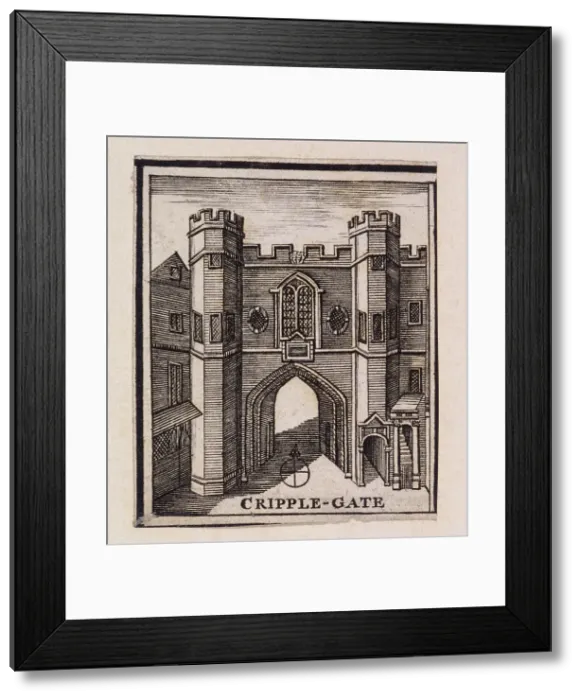 Framed Print : Cripplegate, London, 1750 Framed Print : Cripplegate, London, 1750