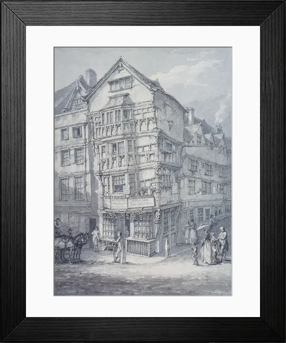Framed Print : Chancery Lane, London, 1814. Artist: Thomas Hearne Framed Print : Chancery Lane, London, 1814. Artist: Thomas Hearne