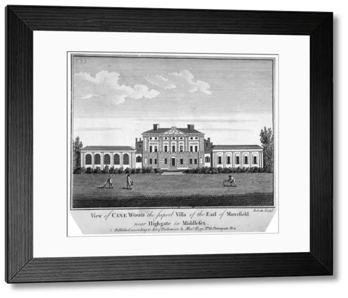 Framed Print : Kenwood House, Hampstead, London, c1778-1805. Artist: J Roberts Framed Print : Kenwood House, Hampstead, London, c1778-1805. Artist: J Roberts