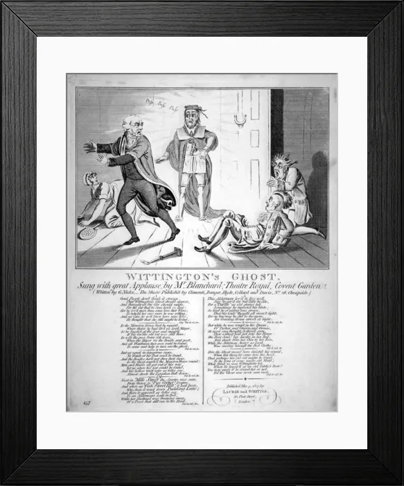 Framed Print : Wittingtons Ghost, 1807