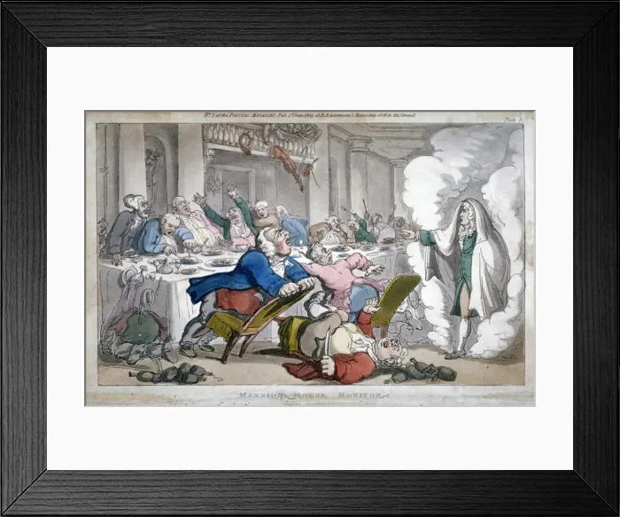 Framed Print : Mansion House Monitor, 1809 Framed Print : Mansion House Monitor, 1809