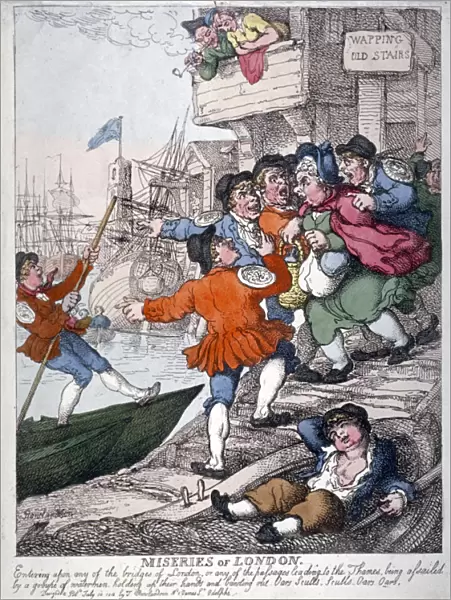 Miseries of London, 1812