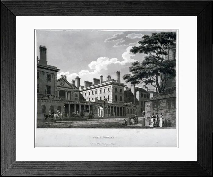 Framed Print : The Admiralty, Whitehall, Westminster, London, 1795 Framed Print : The Admiralty, Whitehall, Westminster, London, 1795