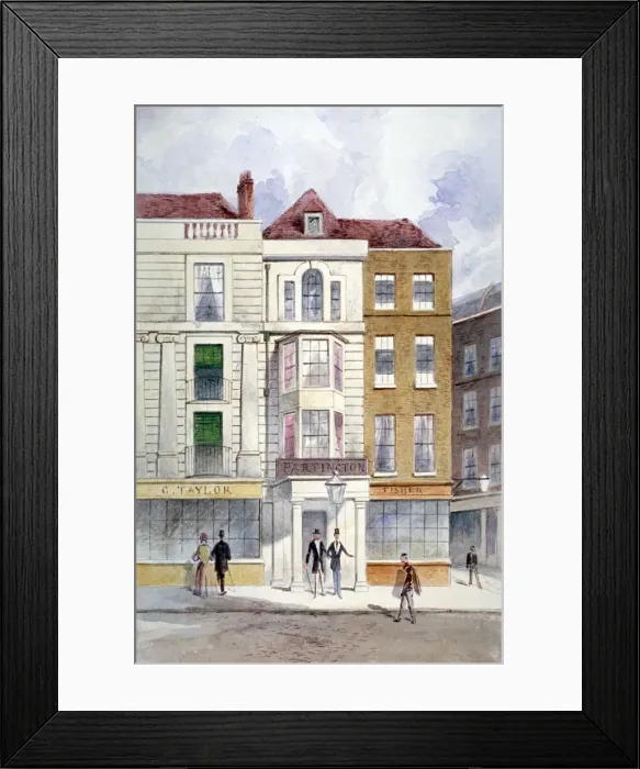 Framed Print : The Crown and Anchor Tavern, Arundel Street, Westminster, London, 1842 Framed Print : The Crown and Anchor Tavern, Arundel Street, Westminster, London, 1842