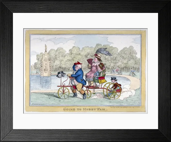 Framed Print : Going to Hobby Fair, 1835. Artist Framed Print : Going to Hobby Fair, 1835. Artist