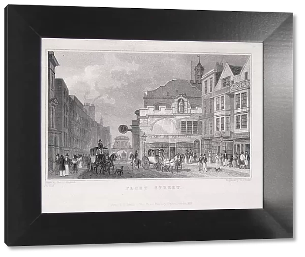 Fleet Street, London, 1831 Artist: W Henshall