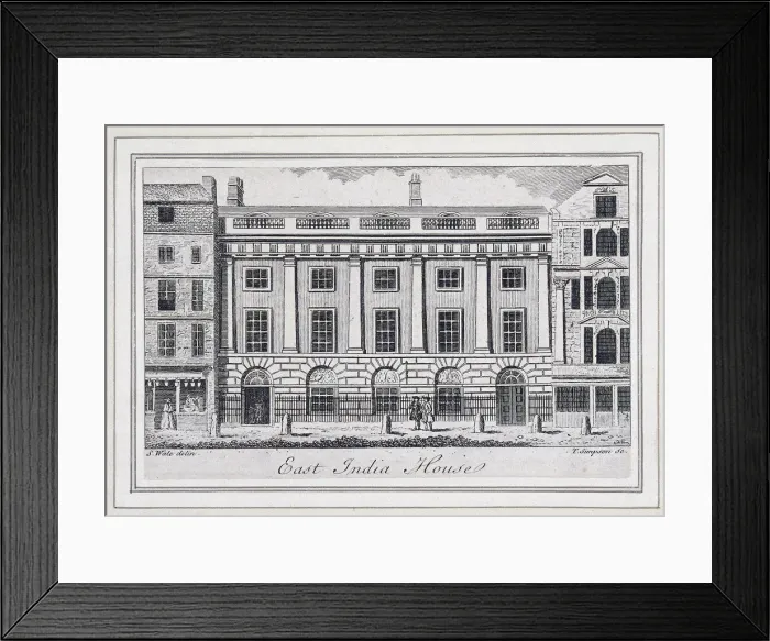 Framed Print : East India House, London, c1760. Artist: Thomas Simpson Framed Print : East India House, London, c1760. Artist: Thomas Simpson