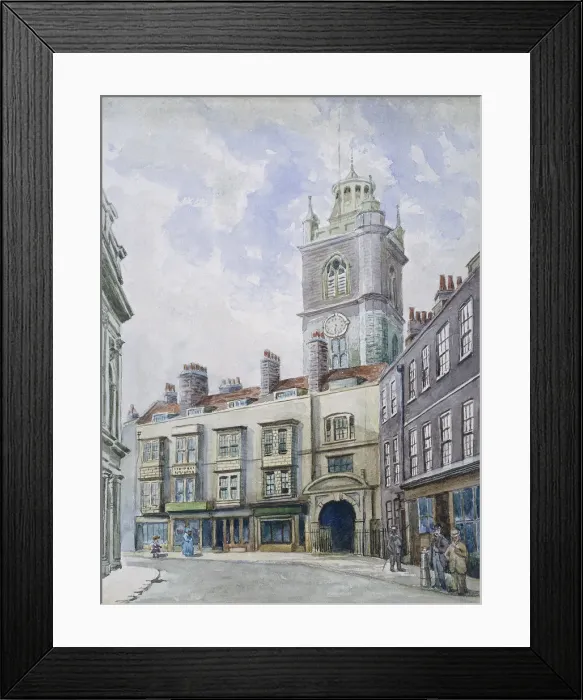 Framed Print : Fore Street, London, c1890 Framed Print : Fore Street, London, c1890