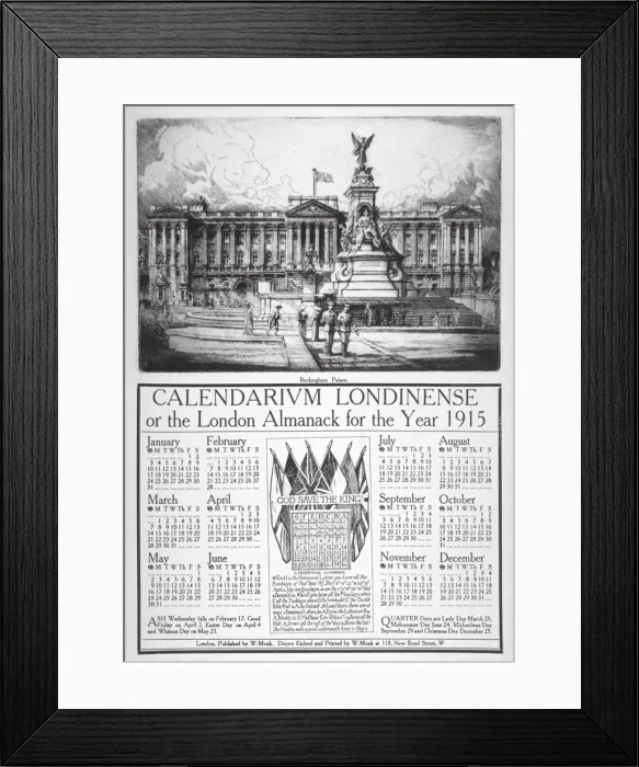 Framed Print : Buckingham Palace, Westminster, London, 1914. Artist: William Monk Framed Print : Buckingham Palace, Westminster, London, 1914. Artist: William Monk