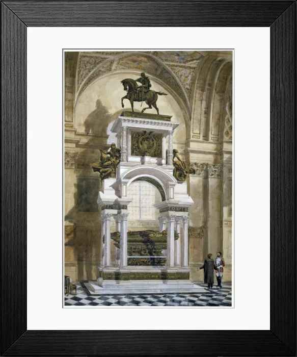 Framed Print : Wellingtons Monument in St Pauls Cathedral, City of London, 1877. Artist Framed Print : Wellingtons Monument in St Pauls Cathedral, City of London, 1877. Artist
