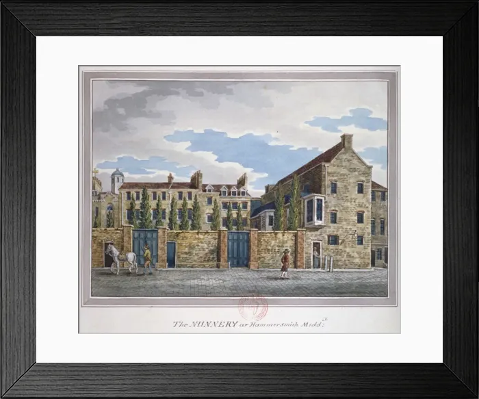 Framed Print : View of the Convent of the Sacred Heart on Hammersmith Road, London, c1794 Framed Print : View of the Convent of the Sacred Heart on Hammersmith Road, London, c1794