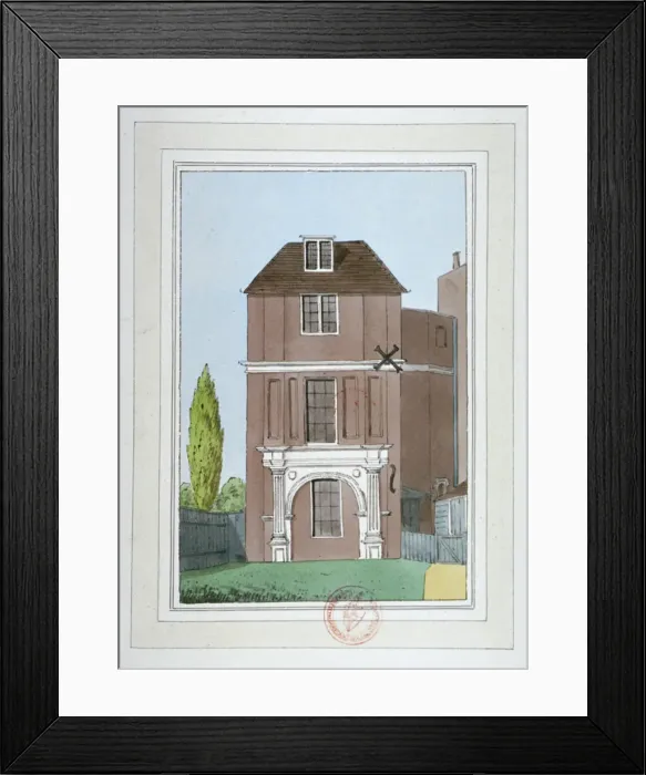 Framed Print : Queen Elizabeths Lodge, Islington, London, c1790 Framed Print : Queen Elizabeths Lodge, Islington, London, c1790