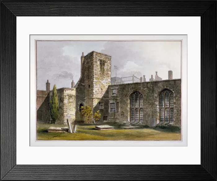 Framed Print : View of the Savoy Chapel, Savoy Palace, Westminster, 1819. Artist: George Shepherd Framed Print : View of the Savoy Chapel, Savoy Palace, Westminster, 1819. Artist: George Shepherd
