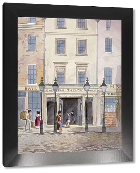 View of the Adelphi Theatre, Strand, Westminster, London, c1830
