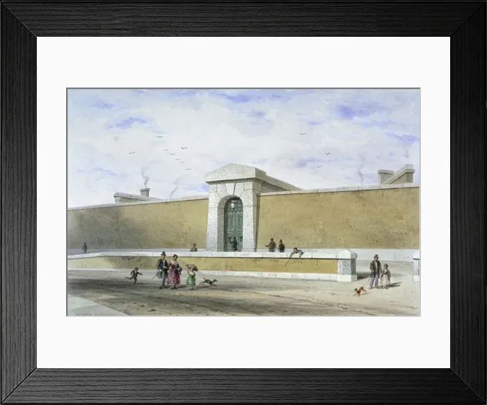 Framed Print : Gateway of Bridewell Prison, Tothill Fields, Westminster, London, c1850 Framed Print : Gateway of Bridewell Prison, Tothill Fields, Westminster, London, c1850