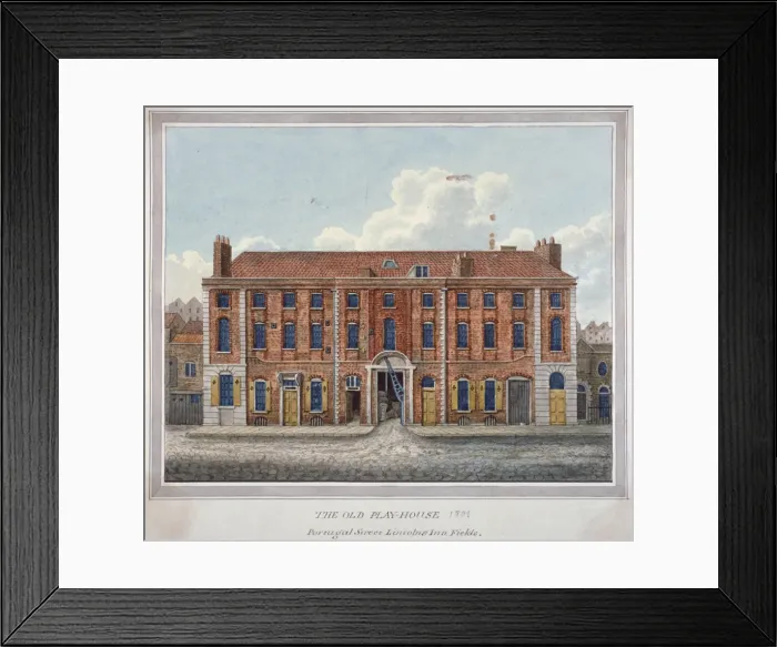 Framed Print : Salopian China Warehouse, Portugal Street, Westminster, London, 1801 Framed Print : Salopian China Warehouse, Portugal Street, Westminster, London, 1801