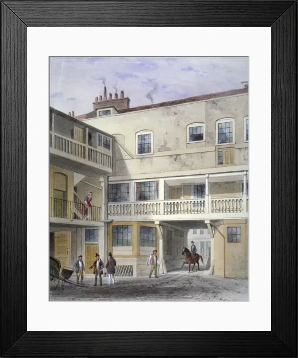 Framed Print : The Three Kings Inn on Piccadilly, Westminster, London, 1856 Framed Print : The Three Kings Inn on Piccadilly, Westminster, London, 1856