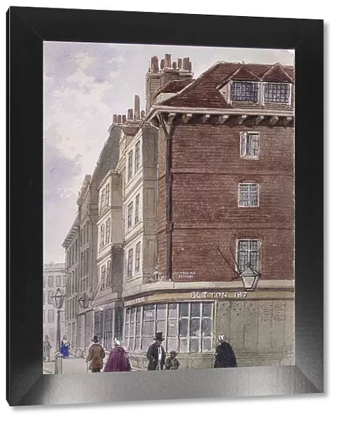 Fleet Street, London, c1845. Artist: Frederick Napoleon Shepherd