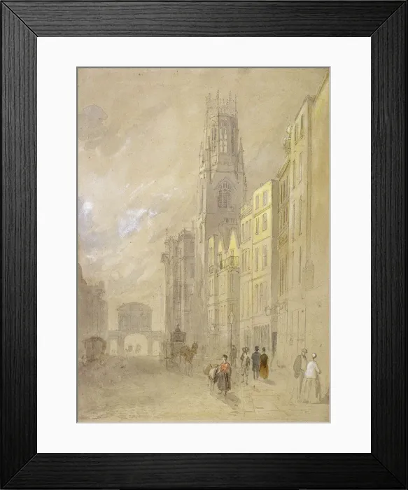 Framed Print : Fleet Street, London, 1850 Framed Print : Fleet Street, London, 1850