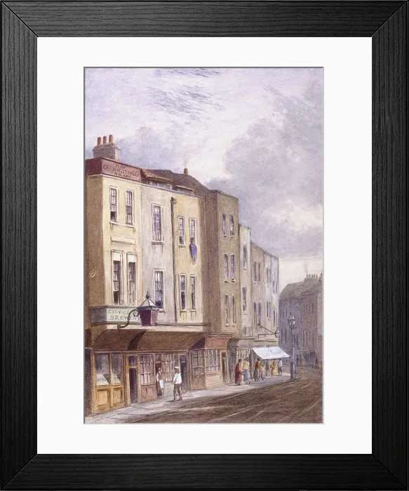 Framed Print : Crown and Coopers Arms, Golden Lane, London, 1869 Framed Print : Crown and Coopers Arms, Golden Lane, London, 1869