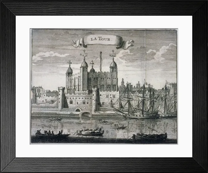 Framed Print : Tower of London, c1699(?) Framed Print : Tower of London, c1699(?)