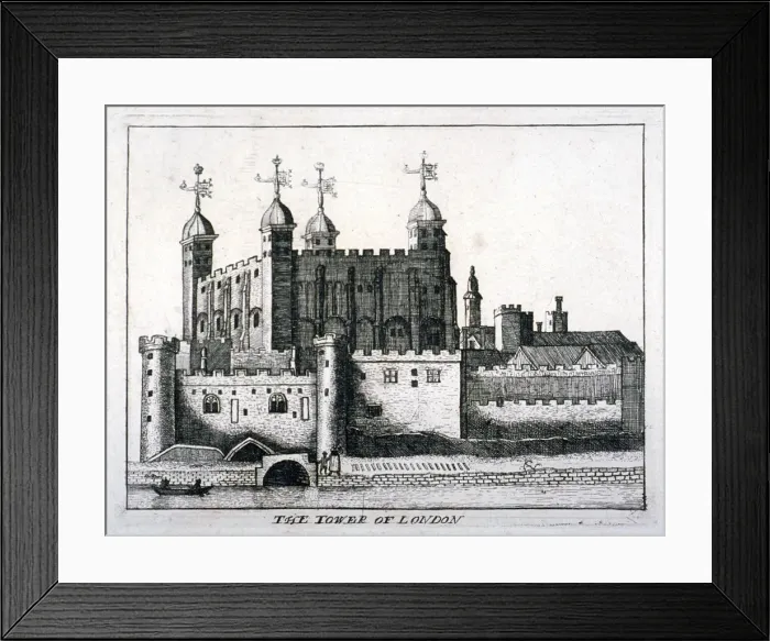 Framed Print : View of the Tower of London, c1700 Framed Print : View of the Tower of London, c1700