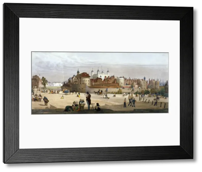 Framed Print : Tower of London, 1842. Artist: Thomas Shotter Boys Framed Print : Tower of London, 1842. Artist: Thomas Shotter Boys
