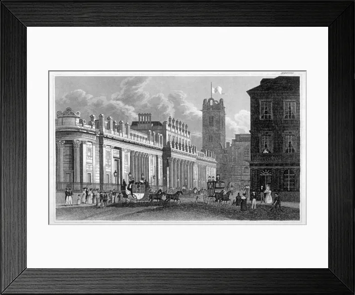 Framed Print : The Bank of England, c1830 Framed Print : The Bank of England, c1830