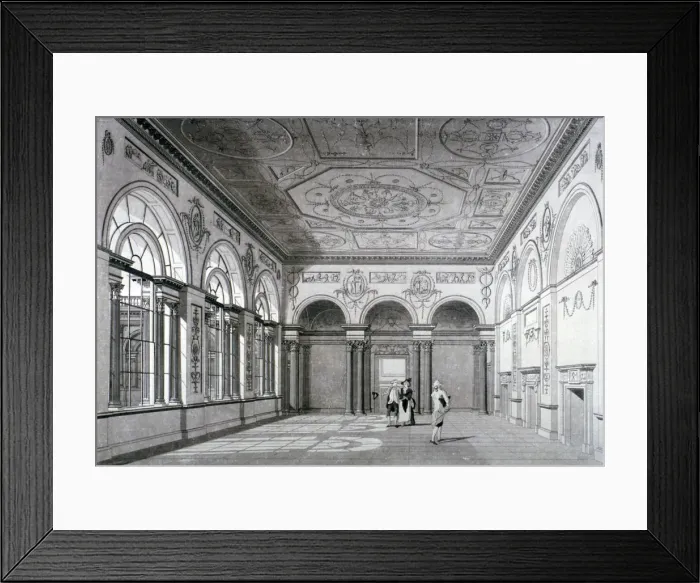 Framed Print : Interior view of the court room at the Bank of England, City of London, c1790 Framed Print : Interior view of the court room at the Bank of England, City of London, c1790