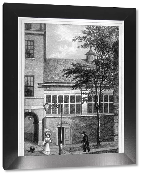 Barnards Inn, City of London, c1830. Artist: W Symms