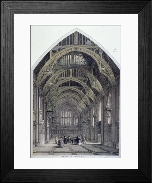 Framed Print : Guildhall, London, c1870. Artist: Kell Brothers Framed Print : Guildhall, London, c1870. Artist: Kell Brothers